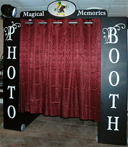 black phot booth