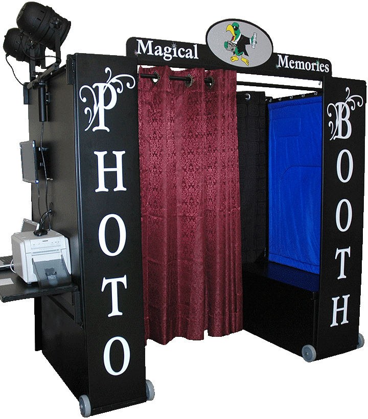 Magical Memories black Photo Booth
